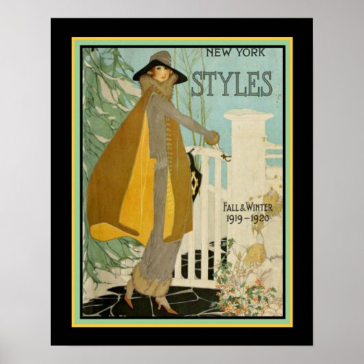Poster 1920 New York Styles (Voorkant)