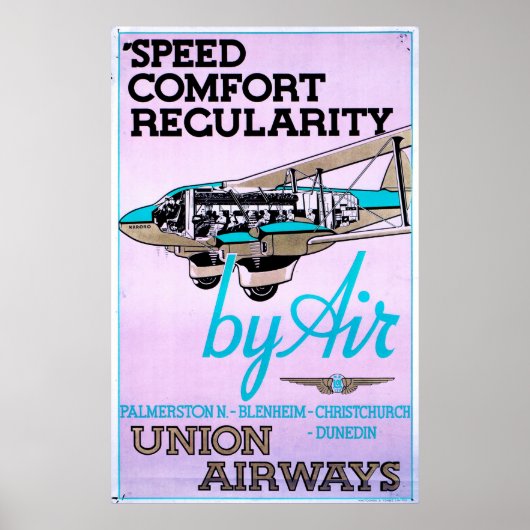 Poster 1930 Airlines (Voorkant)