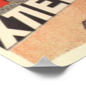 Poster 1930 van Kolkhoz (Hoek)