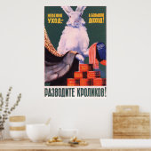 Poster 1957 van Kolkhoz (Keuken)