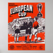 poster 1960 EURO CUP PROGRAMM PRINT (Voorkant)