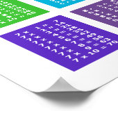 Poster. 1x1 Einmaleins Mathematik Lernhilfe Kinder Poster (Hoek)