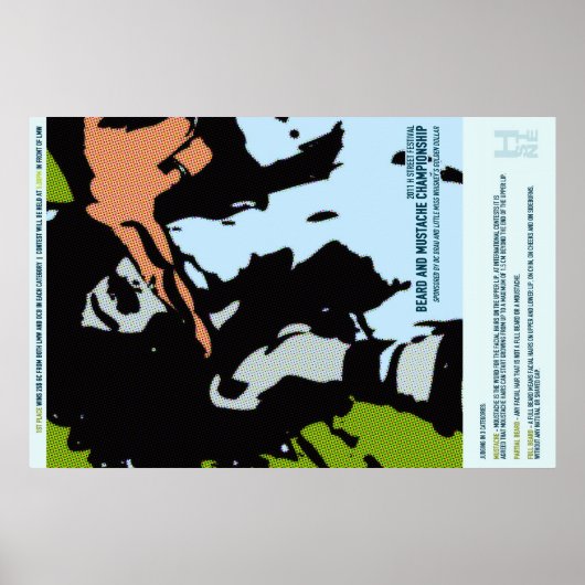 poster 2011-MUSTACHE EN BEARD CHAMPIONSHIP (Voorkant)