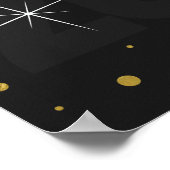 Poster 2023 - zwart en goud (Hoek)