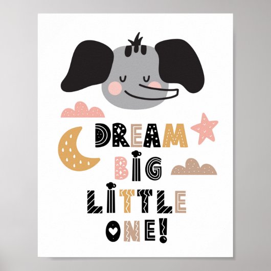 Poster (20,3 x 25,4 cm) - Elephant (Voorkant)