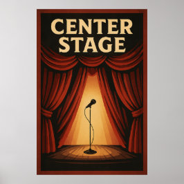 Poster 20, middenstuk, Vintage