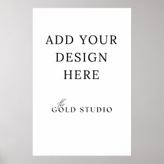 Poster 20 x 30 inch Blanco Sjabloon