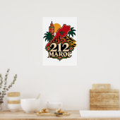Poster 212 Marokko (Keuken)