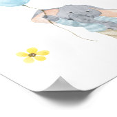 Poster 21.6x27.9cm - Little Elephant With Balloon (Hoek)