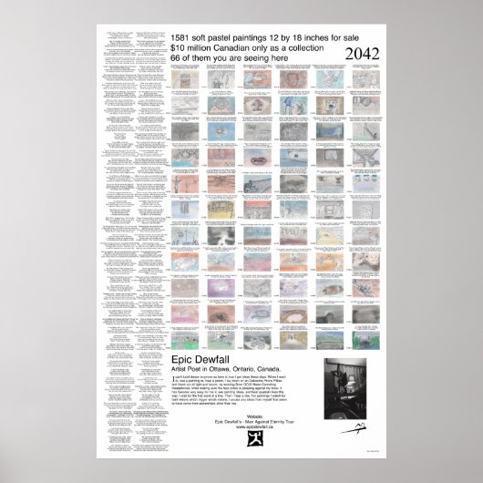 Poster 23 Dream art. (Voorkant)