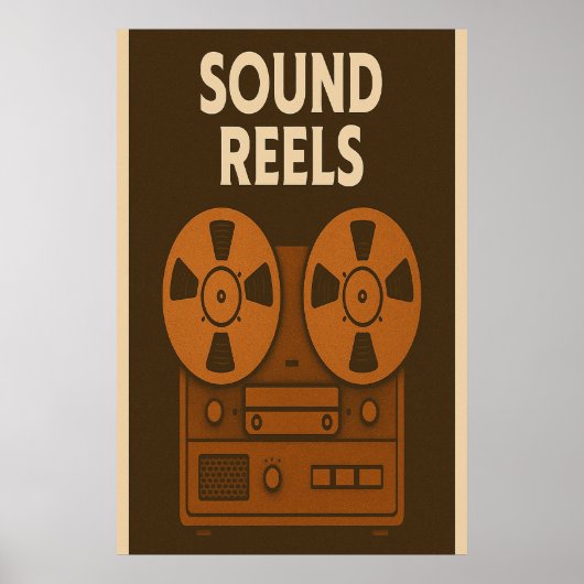 Poster 24, geluidsrollen,  (Voorkant)