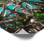 Poster (24 "x18") Water Sky Bomen Vanuatu (Hoek)