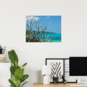 Poster (24 "x18") Water Sky Bomen Vanuatu (Thuiskantoor)