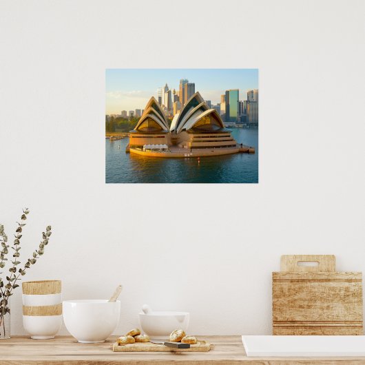 Poster (24 x 18 inch) Sydney Opera House Australia (Keuken)