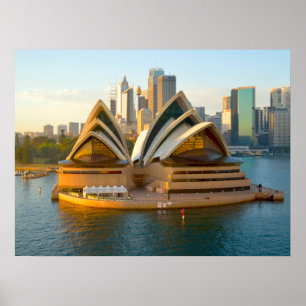 Poster (24 x 18 inch) Sydney Opera House Australia