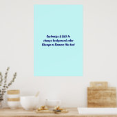 Poster 24 x 35 inch leeg toevoegen uw afbeelding e (Keuken)