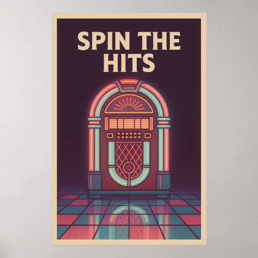 Poster 25, Spin de Hits,  (Voorkant)