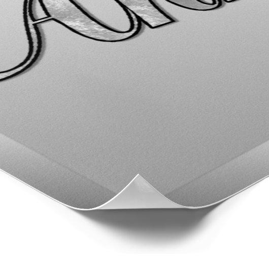 Poster - 25e Jubileum - Zilver (Hoek)