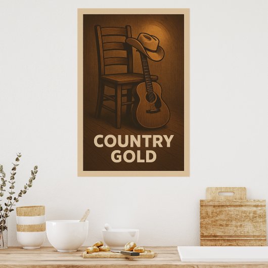 Poster 29, Country Gold,  (Keuken)