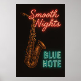 Poster 2 soepele nachten bij Blue Note,