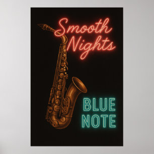 Poster 2 soepele nachten bij Blue Note,
