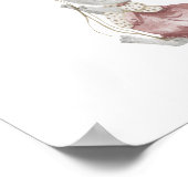 Poster 30,5x40,6cm - kleine muis met ballonnen (Hoek)