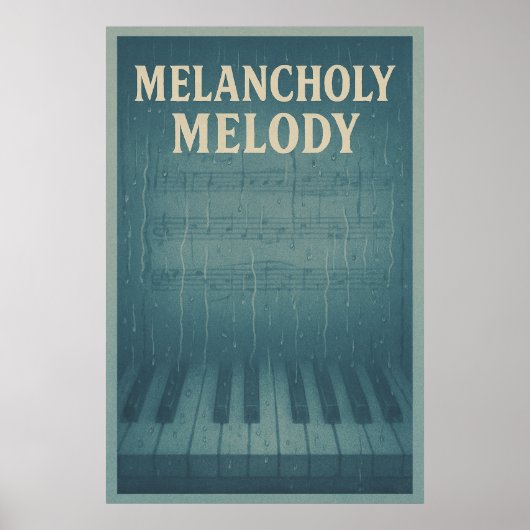 Poster 31, Melancholie, (Voorkant)