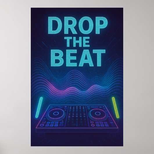 Poster 35, Drop the Beat,  kunst (Voorkant)