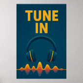 Poster 38, Tune in, kunst (Voorkant)