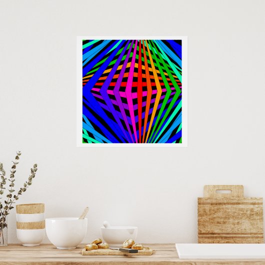 Poster 3 Kleuren (Keuken)