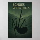 Poster 43, Echoes of the Hills,  kunst (Voorkant)
