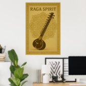 Poster 44, Raga Spirit,  kunst (Thuiskantoor)