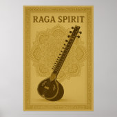 Poster 44, Raga Spirit,  kunst (Voorkant)