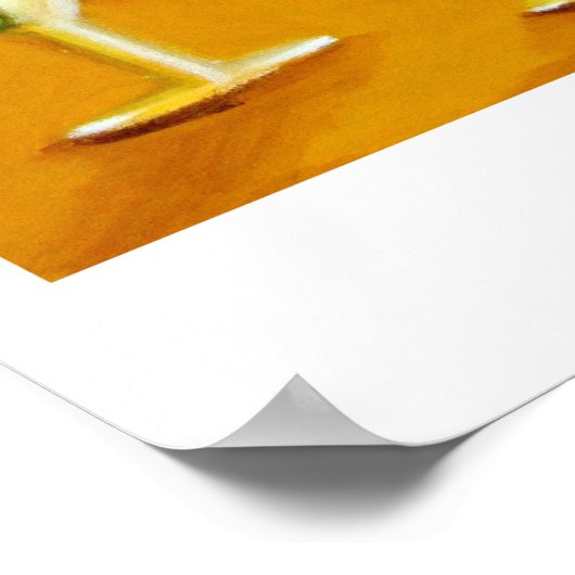 Poster 45,72 x 60,96 cm: droog door Flavio Rossi (Hoek)