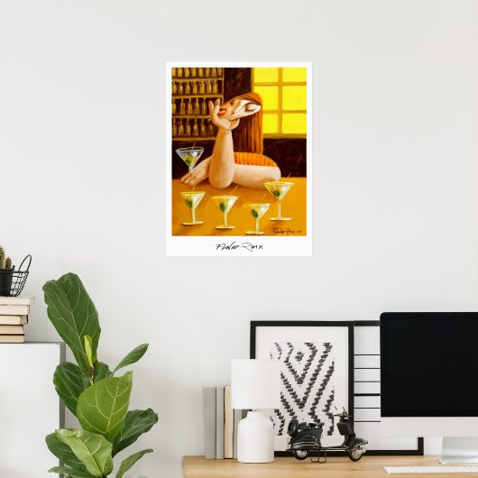 Poster 45,72 x 60,96 cm: droog door Flavio Rossi (Thuiskantoor)