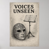 Poster 47, Voices Unseen,  kunst (Voorkant)
