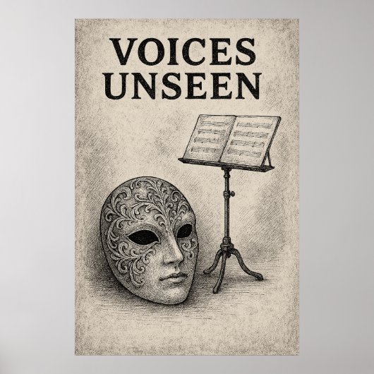Poster 47, Voices Unseen,  kunst (Voorkant)