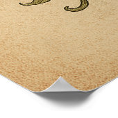 Poster 48, bloemblaadjes en strijkers, kunst (Hoek)