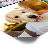 Poster 4 Black Sjabloon met foto's afgerond (Hoek)
