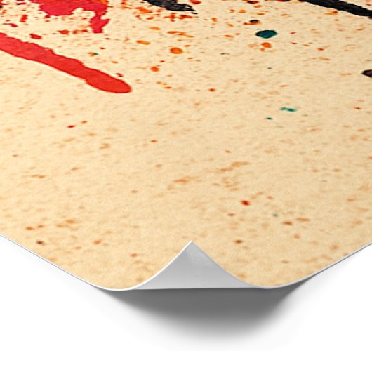 Poster 50, Heavy Beats Never Die,  kunst (Hoek)