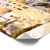 Poster 51cm x 41cm - Santorini (Hoek)