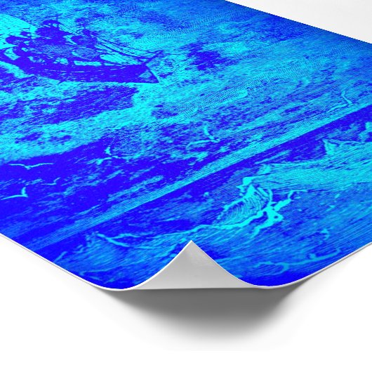 Poster 5x7 Ghost Ship in Sky (Hoek)