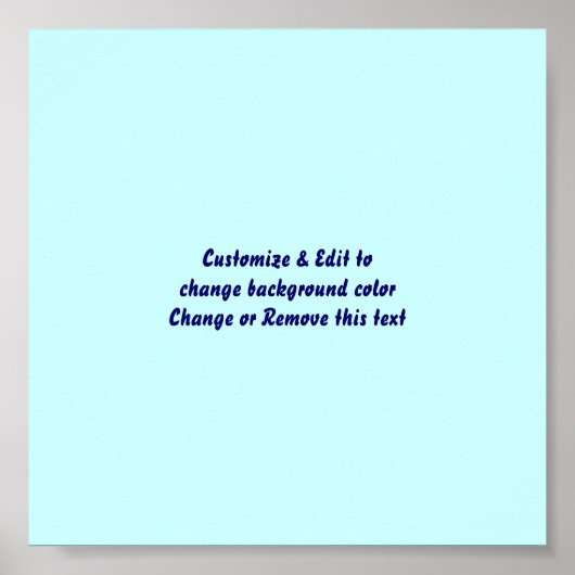 Poster 6 x 6 inch leeg toevoegen uw afbeelding en  (Voorkant)