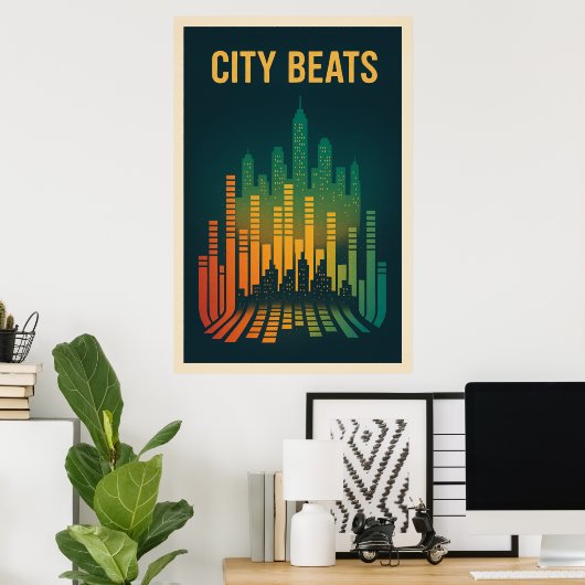 Poster 8, City Beats,  (Thuiskantoor)