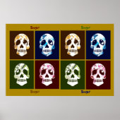 Poster - 8 Skull (Voorkant)