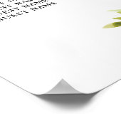 Poster 8 Sluitroze bloemen (Hoek)