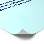 Poster 8 x 10 inch leeg toevoegen uw afbeelding en (Hoek)