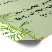 Poster A4 Praat vriendelijk tegen Planten (Hoek)