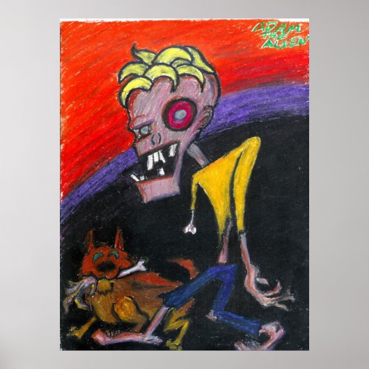 poster "A Dog & Zed" (Voorkant)