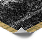 Poster aan de rand van het kasteel en de brick (Hoek)